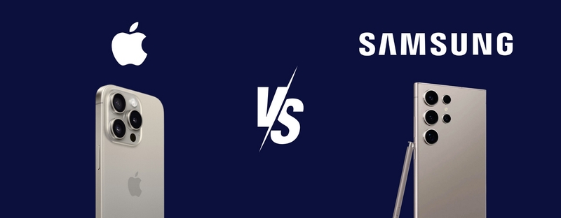 iPhone vs Samsung : deux façons de voir le smartphone